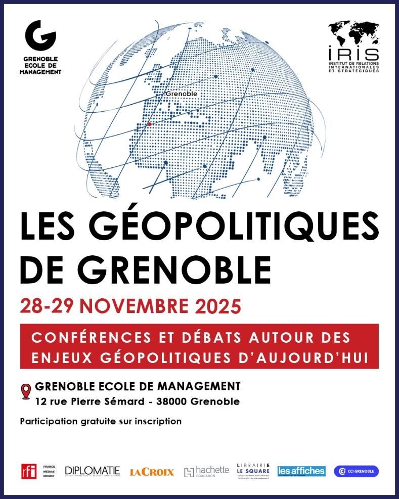 affiche Géopolitiques de Grenoble 2025